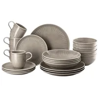 Rosenthal Geschirr-Set Joyn Set, Porzellan, grau