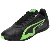 Puma Unisex MAPF1 Tune Cat Sneaker, Black-Fizzy Green, 40