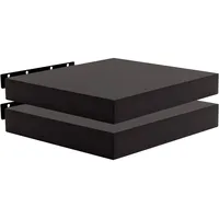 Woltu 2er Set, Wandregal Bücherregal Deko Wandablagen mdf Holz