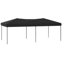 VidaXL Partyzelt Faltbar Schwarz 3x6 m