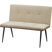 Hti-Living 2-Sitzer Bank Antikbraun/Taupe Joschka