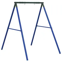 VidaXL Schaukelgestell mit 2 Haken Blau Stahl