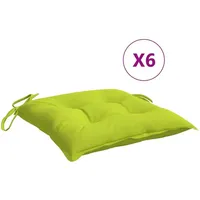 VidaXL Palettenkissen 6 Stk. Hellgrün 50x50x7 cm Oxford-Gewebe
