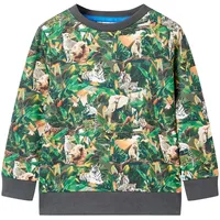 VidaXL Kinder-Sweatshirt Dschungel-Motiv 128