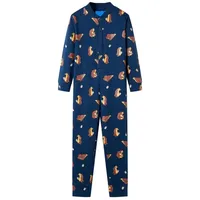 VidaXL Kinder-Schlafanzug Einteiler Jeansblau 92