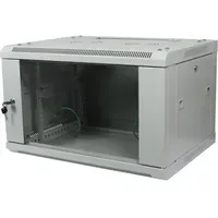 Allnet 19\"\"Wandgehäuse 9HE 1-teilig T450mm Lichtgrau zerlegt(Flat Pack), SMA-Serie