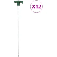 VidaXL Zeltheringe 12 Stk. 25 cm 7 mm Verzinkter