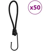 VidaXL Spanngummis mit Haken 50 Stk. 17 cm