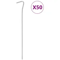 VidaXL Zeltheringe 50 Stk. 23 cm Ø4 mm Verzinkter