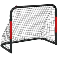 VidaXL Fußballtor mit Netz Rot und Schwarz 90x48x71 cm