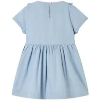 VidaXL Kinderkleid mit Rüschen Hellblau 128