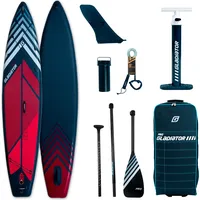 Gladiator Pro 12'6" Touring aufblasbares Brett dunkelblau|ROT|WEISS 381 cm