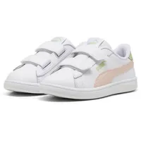 Puma Smash 3.0 L V PS Sneaker White-Island Pink-Pistachio