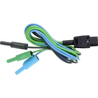 METREL A 1670 Prüfleitung 1.5m Schwarz, Grün, Blau 1St.