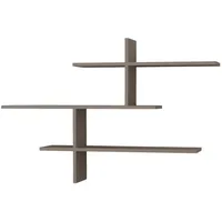 Decortie Livetastic Wandregal Salem, Beige, Holzwerkstoff, 123x81x22 cm hängend,