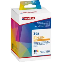 Edding EDD-492 schwarz, cyan, magenta, gelb Druckerpatronen kompatibel zu