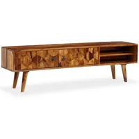 Furnicato TV-Schrank Massivholz Palisander 140x30x40 cm