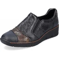 Rieker Damen Slipper in Schwarz, 38 EU