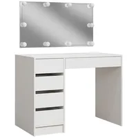Vicco Schminktisch Thalia Weiß 100 cm mit LED Beleuchtung