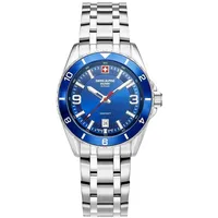 Swiss Alpine Military 7034.1135 Herrenuhr Sierra silber blau 42mm