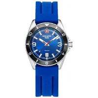 Swiss Alpine Military 7034.1836 Herrenuhr Sierra silber blau 42mm