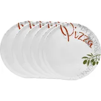 VAN WELL ø 6er Set Pizzateller Famosa Rund, 33,0