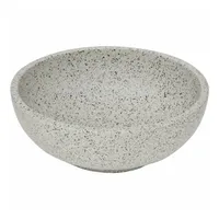 VidaXL Aufsatzwaschbecken Grau Rund Ø41x14 cm Keramik