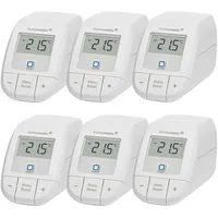 EQ-3 Homematic IP Heizkörperthermostat 6er Set Heizkörperthermostat basic«, weiß