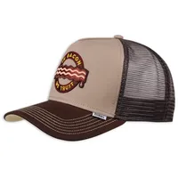 Djinn's Djinns Trucker Cap Food Bacon Khaki (Food Trucker