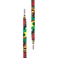 Tubelaces Schnürsenkel in rasta camo, | 120