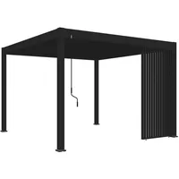 Gardenson Pergola-Seitenteil, Anthrazit,