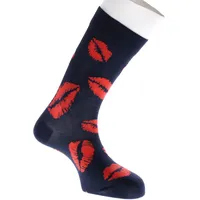 Happy Socks Kisses Socken-Dunkel-Blau-41-46
