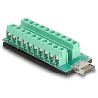 DeLock USB Typ-E Key A Stecker zu Terminalblock Adapter