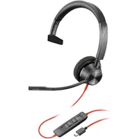 Poly Blackwire 3310-M Headset for Business - USB-C/A-Adapter -