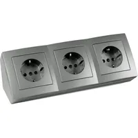 McPower Steckdosenblock Flair, 3-fach Steckdose