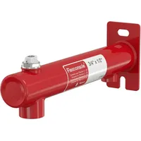 Flamco Wandbefestigung Flexconsole Rp 1/2xRp 3/4, rot, m Handentlüfter