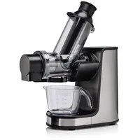 Gorenje JC200BE Slow Juicer 200 Watt, Edelstahl/Schwarz