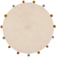 Atmosphera Kinderteppich Arlekin Mit Pompons, & 90 cm