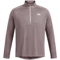 Under Armour Tech Textured Halbreißverschluss-langarm-t-shirt - Tetra Gray /