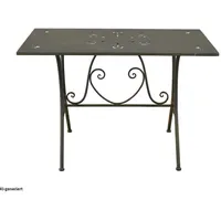 Hti-Living Lily Gartentisch 70 x 120 cm Rost