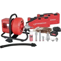 Rothenberger RODRUM VarioClean CAS f.Rohr-D.40-100mm 18 V 8 Ah