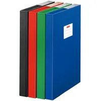 Herlitz Heftbox A4 PP, farbig sortiert