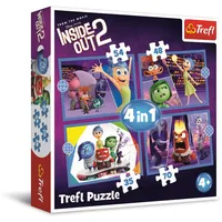 Trefl 4 in 1 Puzzle - Inside Out 2