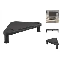 VidaXL Eck-Monitorständer Schwarz 49x28x10,5 cm
