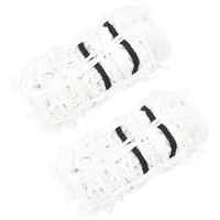 VidaXL Futterspender Heunetze 2 Stk. Rund Weiß 100x100 m