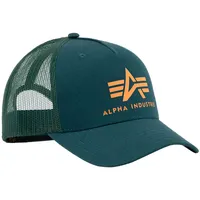 Alpha Industries Basic Trucker Kappe Force Green One Size