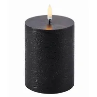 Piffany UYUNI Lighting Stumpenkerze 7,8 x 10 cm schwarz
