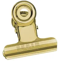 Maul Foldbackklammern gold 3,0 cm, 10 St.