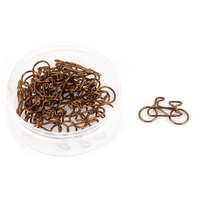 Hztyyier 20Pcs Büroklammern Fahrrad, Metall Büroklammern Dokument Clips für
