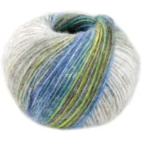 Lana Grossa Picasso 002 Silbergrau/Weiß/Vanille/Hellblau/-grau/-grün/Dunkelgrün/Oliv/Linde 50g
